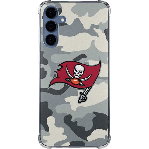 NFL Tampa Bay Buccaneers Camo Galaxy A35 5G Clear Case